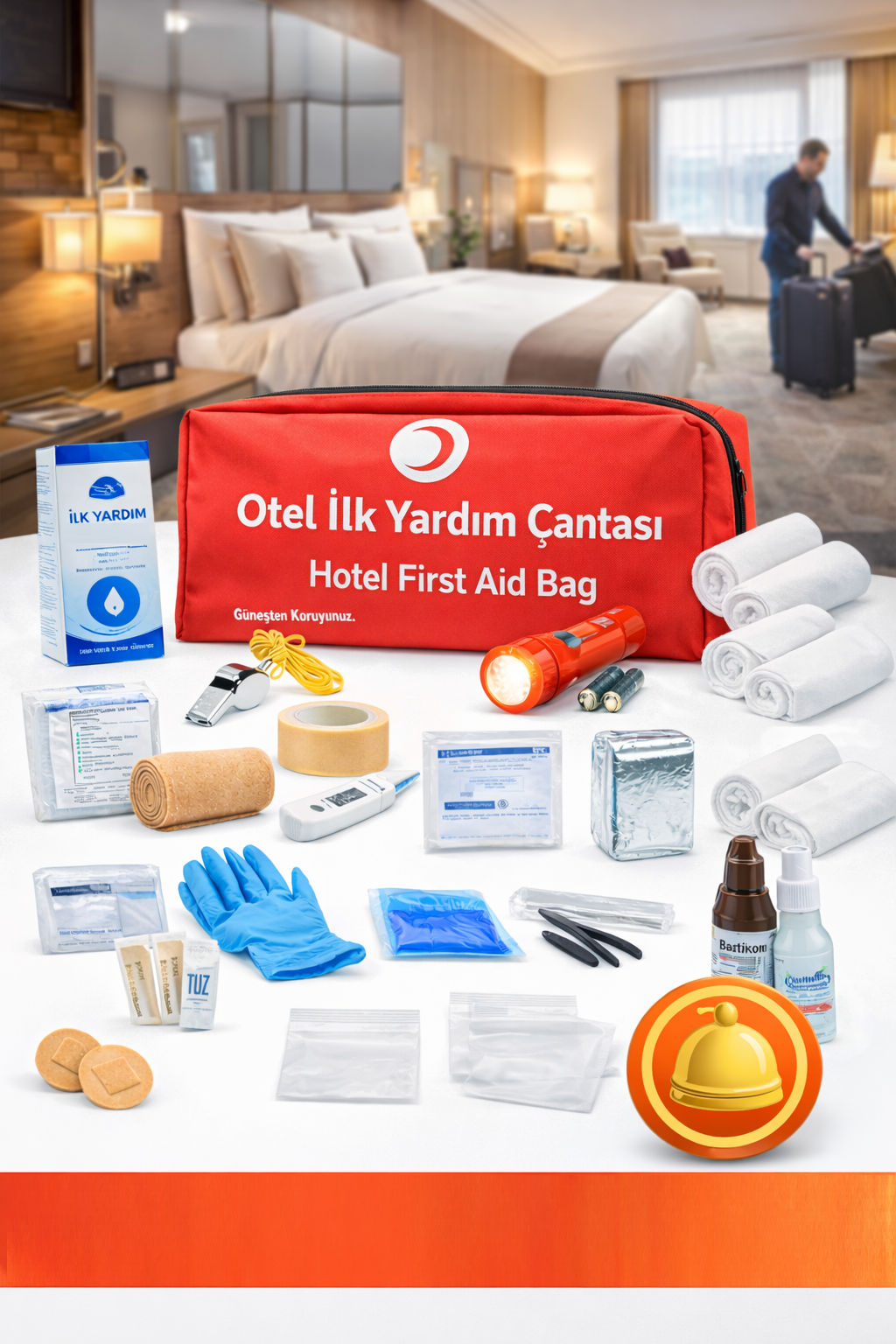 Otel Pansiyon ilk Yardım Çantası Otel Pansiyon ilk Yardım Çantası